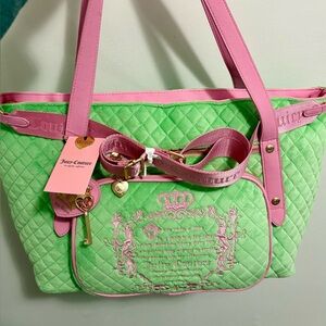 Juicy Couture Fairy Tale Weekender Quilted Bag NWT